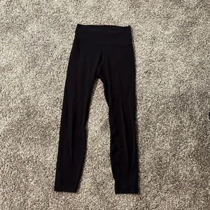 Lululemon black align leggings, size 4